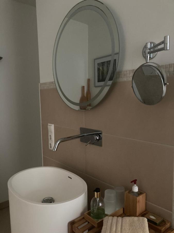 Auszeit Am Haffufer Appartement Wilhelmshof Buitenkant foto