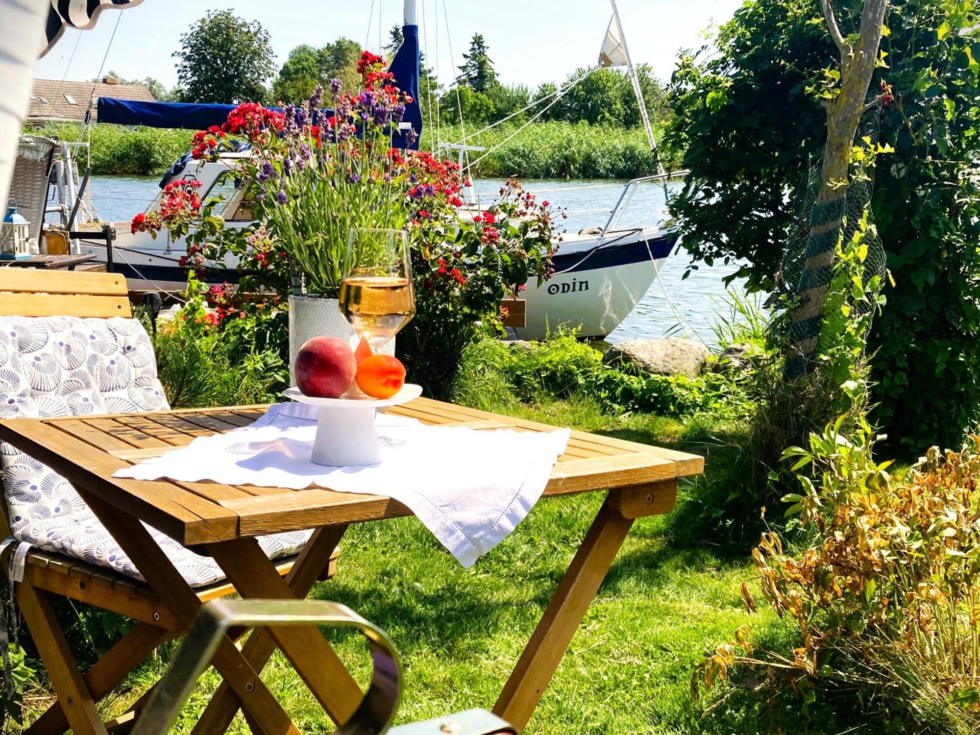 Auszeit Am Haffufer Appartement Wilhelmshof Buitenkant foto